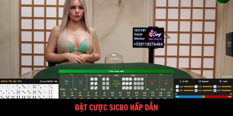 Live Sicbo - Đặt nhiều ăn nhiều tại Casino 789P